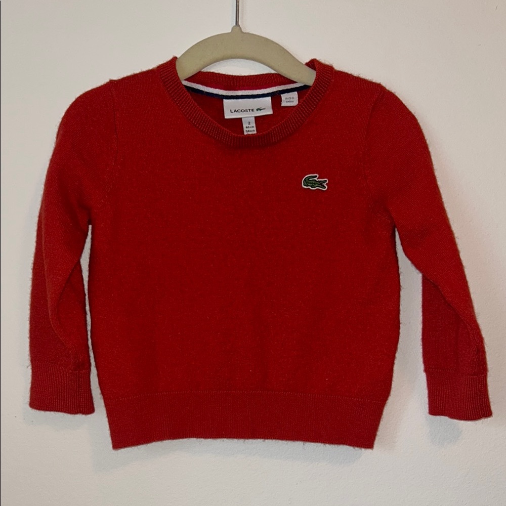 Lacoste Dark Orange Kids Sweater